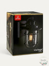 Globe 44308 Vintage Turner Wall Sconce, Natural, Black
