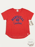 NHL Montreal Canadiens Adult Women Touch S Base Reversible Tee