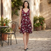 Kensie Printed Handkerchief-Hem Fit & Flare Dress, Size 6
