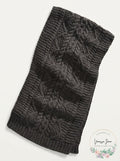 Steve Madden Mens Chunky Scarf, Grey, One Size