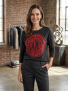 DKNY Womens Logo Sweater, Size Medium