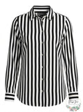 Inc Striped Button-Down Shirt, Size Small