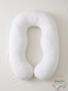 Cheer Collection Hypoallergenic Down Alternative Pregnancy U Shaped Body Pillow