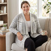 NIC+ZOE Plus Time Change Open-Front Cardigan, Size 2X