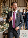 Club Room Mens Classic Silk Blend Tie, Pink