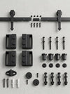Everbilt 72 in. Stainless Steel Strap Sliding Barn Door Track and Hardware Kit