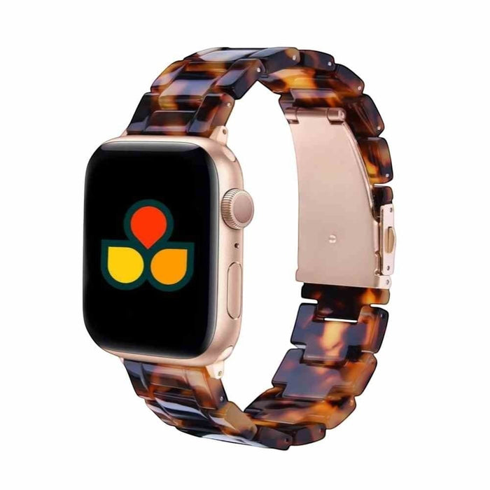 Resin Strap Brown Tortoise 44 45 46 49MM (Large Watch)