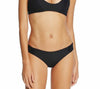 Tori Praver Solid Bethany Smocked Side Bikini Bottom, Size Small