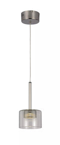 Trans Globe Lighting-PND-992-5 Inch 5W 1 Light LED Drop Pendant Polished Chrome