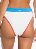 Roxy Hello July High Cut Bikini Swim Bottoms