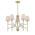 World Imports Millau Collection 5-Light Satin Gold Chandelier