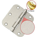 Imperial Hardware 3.5 in. X 3.5 in. Plain Bearing Steel Radius Hinge (2 Sets)