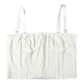 Danielle Bernstein Dot Cropped Tank Top, Size 8