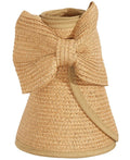 International Concepts Packable Roll-up Sun Visor Hat with Bow