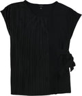 Alfani Pleated Side-Tie Top, Size Large