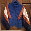 UGG Womens Kieren UGGfluff / Nylon Jacket Fleece/Nylon in Night Sky/Hardwood, Size M