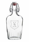 Lillian Rose Glass Growler Monogram X Flask