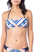 Trina Turk Womens Bandeau Neck Lined Removable Halter Strap Top, Size 10
