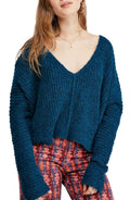 Free People Moonbeam V-Neck Alpaca Sweater, Size XS