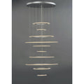 ET2 Saturn II Led 10Light Multi-Light Pendant Matte Silver Finish Matte White