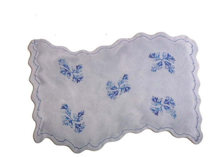 Seletti Acid Flower Table Mat, White, Set of 2