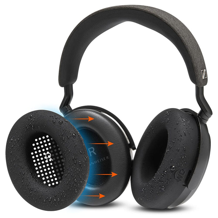 Sennheiser Momentum 4 Earpad Sweat Covers - WC SweatZ Momentum 4 Black
