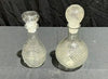 Crystal Glass Whiskey Decanter Set of 2 with Stopper