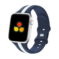 Silicone Strap Blue White 44 45 46 49MM (Large Watch)