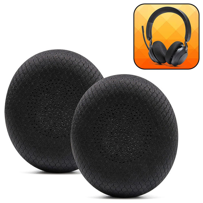 Upgraded Jabra Evolve2 65 Earpads - WC PadZ Evolve2 65 Black