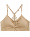 Maidenform Lace-Back Ruched Seamless Crop Bra, Little Girls, Size S 6/6