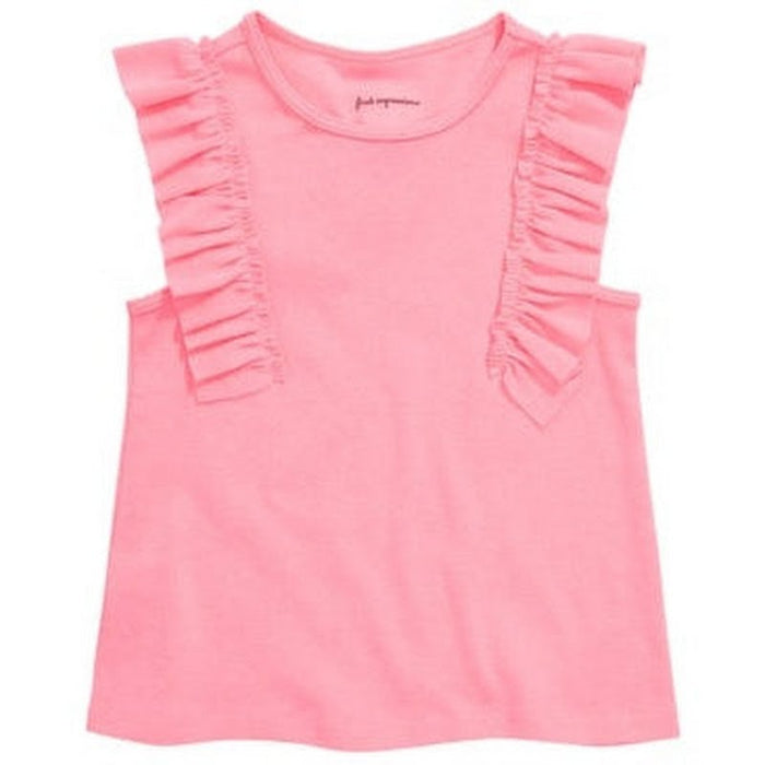 First Impressions Baby Girls Ribbed Ruffle Top